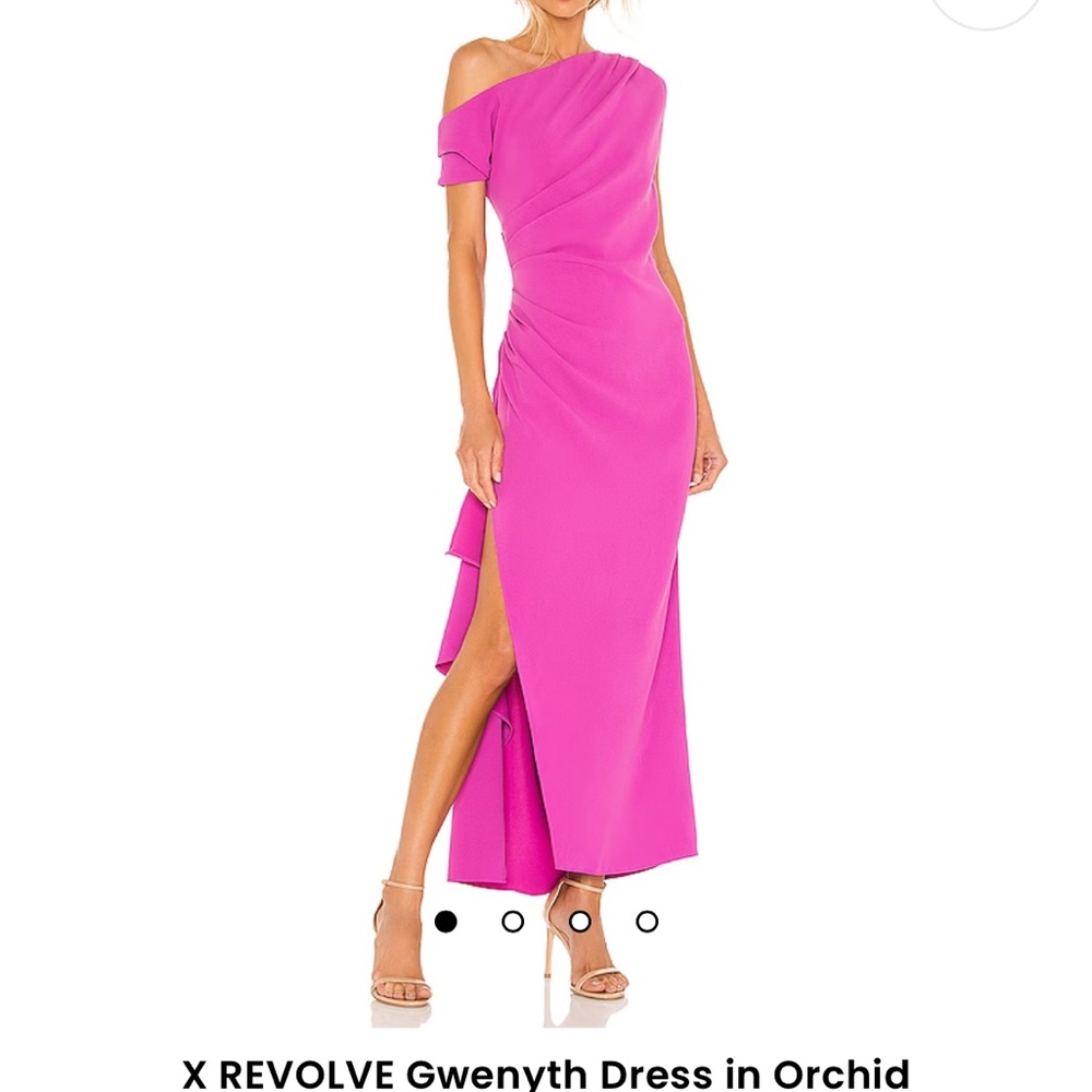 Elliatt Orchid One-Shoulder Gown
